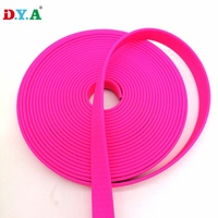 Sangle en PVC souple enduit imperméable et coloré pour collier de chien, personnalisable, vente en gros directe usine, pour laisse de chien