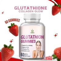 Gummies naturels Yefra au L-Glutathion pour éclaircir la peau, gummies beauté pour la peau des adultes, gummies anti-oxydants au collagène