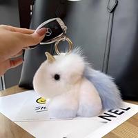 Porte-clés Licorne en Peluche, Jouets Animaux en Peluche, Ornements de Sac à Dos, Pendentif Licorne, Porte-clés Licorne Rose Grily, Porte-clés Cheval Moelleux