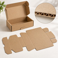 Boîte d'Expédition en Gros Personnalisée avec Logo, Petit Carton Pliant, Emballage Blanc en Carton Ondulé