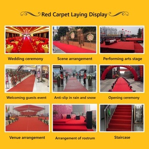 Tappeto di copertura per eventi all'ingrosso per interni o esterni. Tappeto eventi matrimonio tappeto rosso usa e getta - Product Image 4