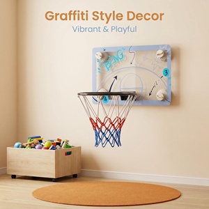 <span class=keywords><strong>Canestro</strong></span> da <span class=keywords><strong>basket</strong></span> <span class=keywords><strong>mini</strong></span> personalizzato da fabbrica, montabile a parete, in materiale PET, portatile, per uso interno ed esterno - Product Image 2