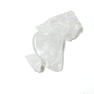 Panneau de guasha en cristal blanc de jade transparent clair naturel d'usine pour le visage - Product Image 6