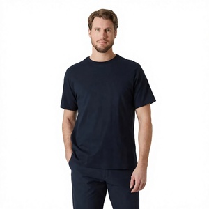 Camiseta de Algodón Grueso de Alta Calidad, Impresión de Logotipo Personalizado, Ropa Urbana, Prenda en Blanco, Servicio OEM, Suministro de Fábrica, Duradera - Product Image 1
