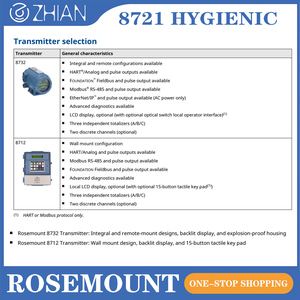 Capteur de débit magnétique sanitaire Rosemounta 8721, conforme à la norme 3A, pour l'industrie alimentaire et pharmaceutique - Product Image 3