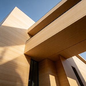 แผ่นผนังภายนอกกันไฟเกรด A2 ทันสมัย ป้องกันไฟฟ้าสถิตย์ ขนาด 2 มม. 8 มม. แผ่นอลูมิเนียมคอมโพสิต กันน้ำ - Product Image 5