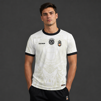 HOSTARON Grosir Seragam Olahraga Sepak Bola Kustom Retro Pria Thailand Jersey Kaos Olahraga Polos Seragam Tim Sepak Bola