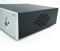 Boîtier d'amplificateur audio professionnel en aluminium CNC, haute précision 10000Q, châssis sonore HiFi Bluetooth 4 canaux pour l'audio domestique et automobile
