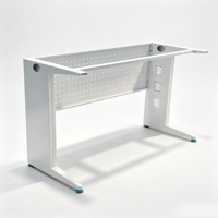 Bureau d'ordinateur minimaliste et moderne, table d'étude et d'écriture pour la maison, le bureau, l'ordinateur portable, la station de travail, la chambre à coucher, le salon, le dortoir
