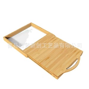 Base de bambú para cafetera, base extraíble para cafetera, base de madera, soporte de almacenamiento sencillo de madera para electrodomésticos - Product Image 4