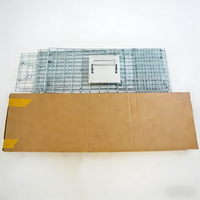Trampa para Mapaches de 78x31x28cm, Trampa Plegable Automática, Hierro de Alta Sensibilidad, Captura y Liberación Humana para Fauna Silvestre