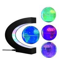 Lámpara de levitar flotante, modelo de tierra, globo levitante magnético, luz Led decorativa, regalo, luz de noche de mesa creativa