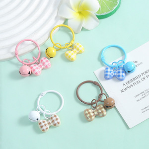 พวงกุญแจรูปโบว์ 14 มม. กระดิ่งพลาสติกเรซิ่น DIY จี้ห้อยกระเป๋า อุปกรณ์เสริมอเนกประสงค์ - Product Image 1