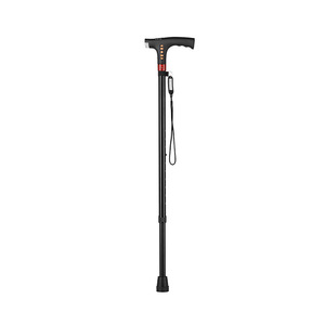 Cheap <b>Foldable</b> Aluminum Elderly <b>Walking</b> <b>Stick</b> Ultralight Trekking Poles Crutch for Hiking and Daily Use - Product Image 1