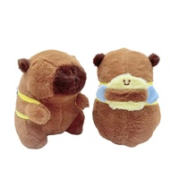 Peluche de 25 cm pour machine à griffes, ours et capybara en fausse fourrure, avec rembourrage en coton PP, qualité export, idéal comme cadeau