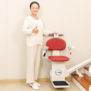 Ascensor Doméstico Moderno de Línea Recta con Control Remoto Eléctrico <span class=keywords><strong>y</strong></span> Mecanismo de Tracción para Subir/Bajar <span class=keywords><strong>Escaleras</strong></span> Fácilmente - Product Image 1