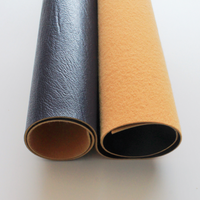 Échantillons gratuits Dimensionnel 1.1mm Pvc Vegan Faux Cuir Synthétique PVC Microfibre Cuir Matériel pour Sacs