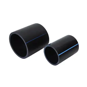 Haute Pression Duty Sdr11 150Mm 225Mm 300Mm 450Mm Noir Pe100 Polyéthylène Vendeurs Plomberie Poly Hdpe Pipe Spécifications Tailles À Vendre