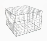 Cage en pierre de boîte de gabion de maille soudée pour la conception de paysage et les murs de jardin