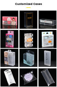 Cajas de Regalo Plegables de Plástico PET Transparente, Materiales Reciclados, Imprimibles, para Lápiz Labial, Polvo Suelto, Rubor, Crema para Ojos, Rímel, Perfume - Product Image 3