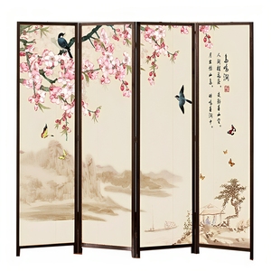 Panneau de séparation <span class=keywords><strong>en</strong></span> <span class=keywords><strong>bois</strong></span> réglable moderne du fabricant Paravent Paravent <span class=keywords><strong>pour</strong></span> la maison Bureau <span class=keywords><strong>Salon</strong></span> Mobilier général - Product Image 1
