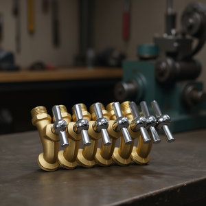 Clé à tuyau en laiton réglable 1/2 pouce, extrémité simple, qualité industrielle, outil manuel par Pretul modèle LL-JAR-P, finition bronze, mâchoire lisse - Product Image 3