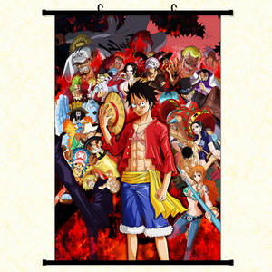 Bannière murale en toile <span class=keywords><strong>Manga</strong></span> Art 60-90CM, rouleau mural, affiche d'anime Luffy - Product Image 6