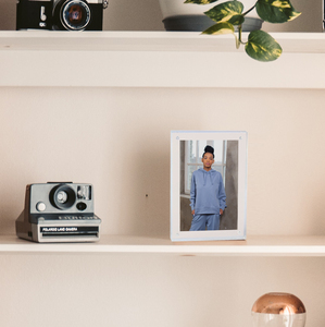 Transparent Acrylic Magnetic <b>Photo</b> <b>Frame</b> Block Inch Picture Display Desktop Bookshelf Standing, Double Sided Thick <b>Photo</b> <b>Frame</b> - Product Image 4