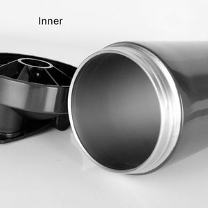 Stainless Steel 500Ml 750Ml Gym Sports Water Single Double Wall Fitness Protein <b>Shaker</b> <b>Bottle</b> - Product Image 5