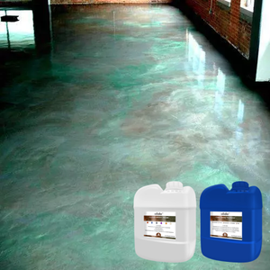 Venta al por mayor Industrial 100% Sin solvente <span class=keywords><strong>3D</strong></span> AB Pegamento <span class=keywords><strong>Pintura</strong></span> epoxi para pisos Resina epoxi metálica Recubrimiento líquido para pisos <span class=keywords><strong>3D</strong></span> - Product Image 6