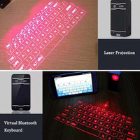 Mini clavier laser de projection portable sans fil pour smartphone, tablette, PC portable - Vente en gros