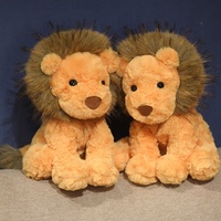 Lion en peluche en gros, super doux, adorable, en fourrure, cadeau