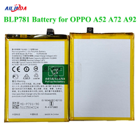 Batteries de téléphone portable rechargeables BLP781 de 5000 mAh à capacité originale, en promotion, pour OPPO A52 A72 A92, 100 % de capacité.