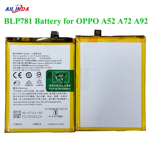 Baterías Recargables Originales de 5000mAh BLP781 para Teléfonos Celulares <span class=keywords><strong>OPPO</strong></span> <span class=keywords><strong>A52</strong></span> A72 A92, 100% de Salud, Gran Venta - Product Image 1
