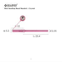 Mini-Schleif band Dorn-Kristall geräuschlose Schleifband-Nagel bits mit vibrations armen tragbaren Nagellack-Kits für die Schönheit