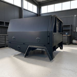Plateau de camionnette en aluminium personnalisé, étanche, tout-terrain, avec boîtes à outils verrouillables - Product Image 3