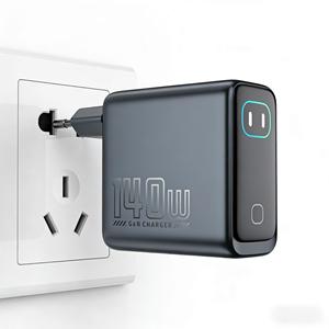 Cargador GaN de Alta Potencia de 140 W con Pantalla Táctil, Control de Temperatura, Plegable, Portátil, Carga Simultánea de Múltiples Dispositivos en el Hogar - Product Image 2