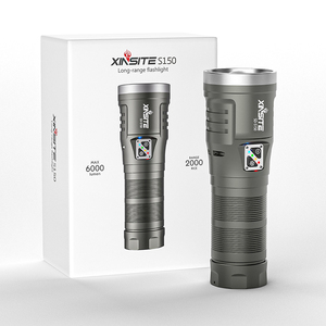 XINSITE, перезаряжаемый светодиодный фонарик с высоким люменом, супер яркий корпус из алюминиевого сплава, USB зарядка, Тактическая Охота, водонепроницаемый - Product Image 1