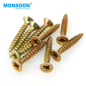 Ốc Vít Hai Đầu Phẳng Bán Chạy Ốc Vít Ván Dăm Mạ Kẽm Màu Vàng Chìm Bằng Gỗ - Product Image 5