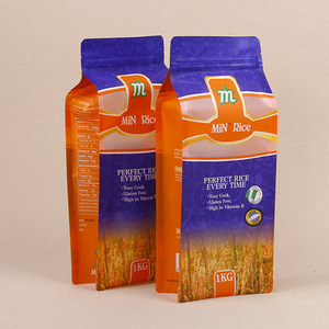 5kg 10kg לקום 8 צדדים חותם אורז תיק סנפיר איטום מזון אריזת תיק - Product Image 4