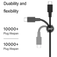 Adaptateur secteur USB-C LC HP 65W, chargeur rapide pour EliteBook 840 850 G5 G6 G7 ProBook 450 G7 Spectre X360 TPN-LA11