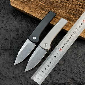Cuchillo Plegable RCS1101 Versión Plana, Acero 8Cr13MoV, Mango de Aleación de Aluminio, Cuchillo Táctico de Bolsillo, Ligero, <span class=keywords><strong>para</strong></span> Campismo, Supervivencia, EDC - Product Image 6