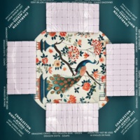 Ensemble Mahjong américain vert lilas de luxe personnalisé 4 couches acrylique support Sandwich Chinoiserie gingembre pot vents topiaire Jokers ensemble