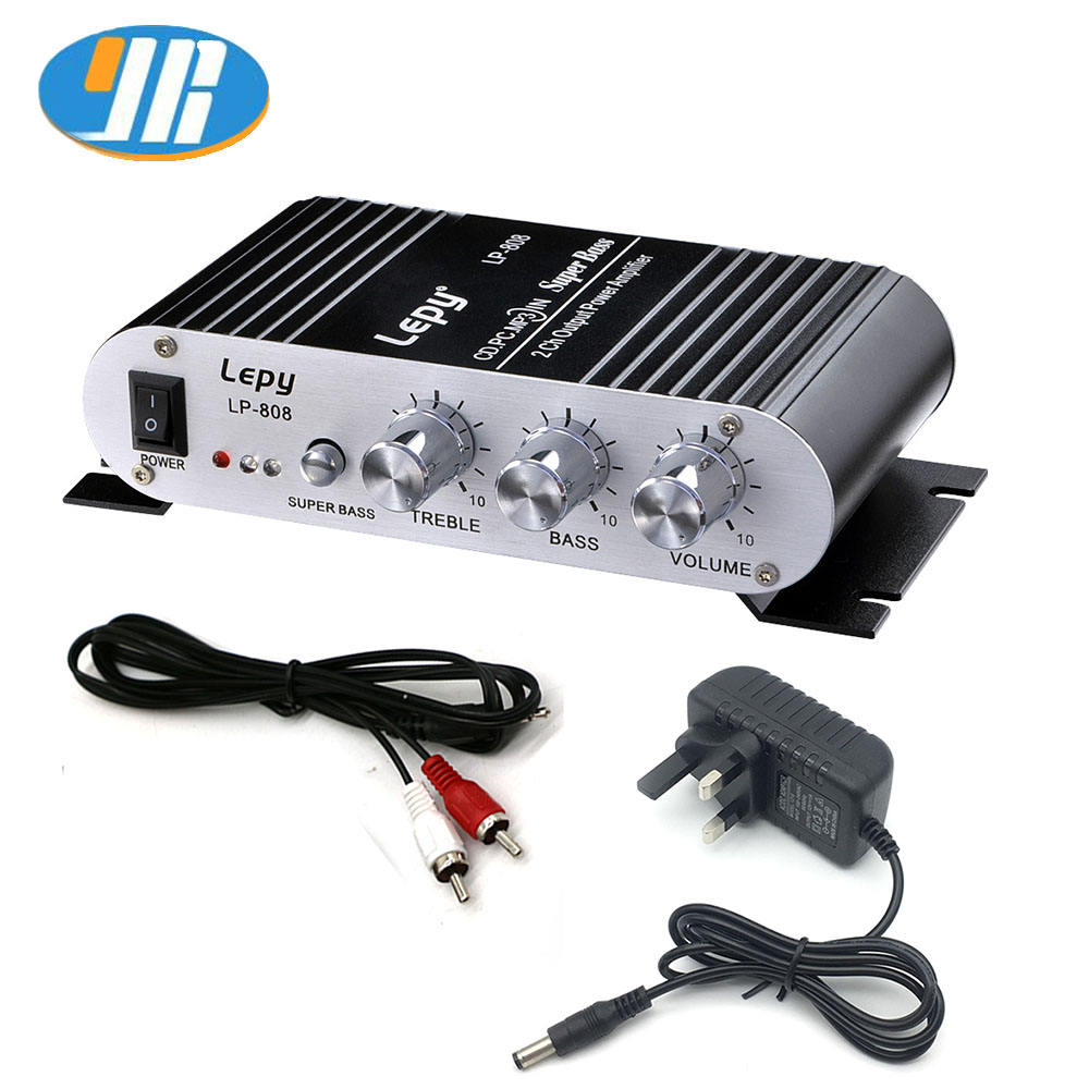 LP-808 DIYアーケードミニアンプ 2x20W RCA入力 高品質 12V コインプッシャー