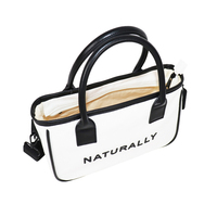 Sac fourre-tout de luxe en coton personnalisable avec logo imprimé en sérigraphie, sac bandoulière à fermeture éclair, sac messager pour femme, mode nationale