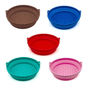 ชุดอุปกรณ์เสริมหม้อทอดไร้น้ำมันซิลิโคนแบบพับได้ <span class=keywords><strong>หม้อ</strong></span>ซิลิโคนทรงกลมสำหรับหม้อทอดไร้น้ำมัน แผ่นรองซิลิโคนสำหรับ<span class=keywords><strong>หม้อ</strong></span>ทอดไร้น้ำมัน ลดราคาพิเศษ - Product Image 1