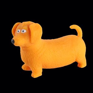 ของเล่นบีบรูปสุนัขไส้กรอกคุณภาพสูงจากโรงงานดั้งเดิม สีส้ม สำหรับผู้ใหญ่ ช่วยคลายเครียด - Product Image 3