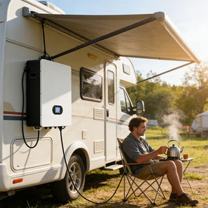 Paquete de Baterías Móviles LiFePO4 BMS, Conexión Paralela Máxima de 8 Unidades, 10.24KWh, Almacenamiento de Energía Solar MPPT con RS485 y Aplicación Bluetooth - Product Image 6