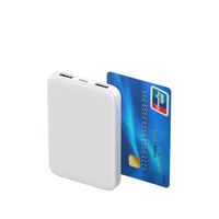 Écharpe chauffante, batterie externe portable dédiée, mini chargeur compact 5000 mAh, charge rapide 2A, décharge, matériau plastique