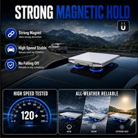 Dudukan Mobil Magnetik Starlink Mini Grosir 66mm Magnet 265LBS Paduan Aluminium Pelindung Cat Silikon Tahan Cuaca Model ST91